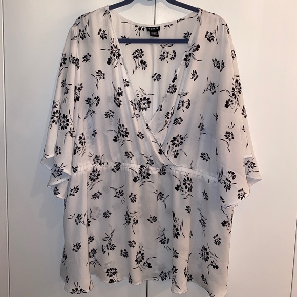 torrid Tops - Torrid Georgette Babydoll Top